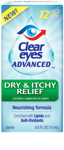 CLEAR EYES® ADVANCED DRY & ITCHY EYE RELIEF