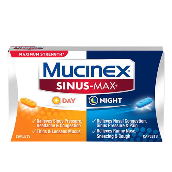 Mucinex® Sinus-Max® Day and Night Sinus Caplets