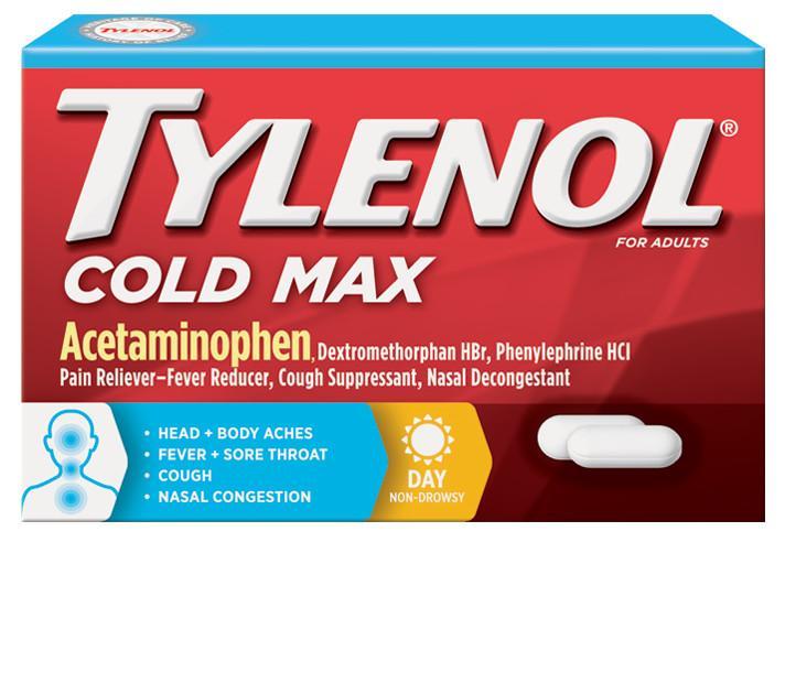 TYLENOL® Cold Max Daytime Caplets