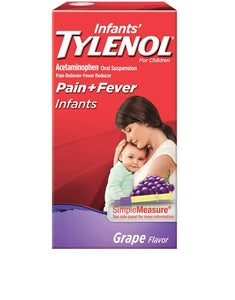 Infants' TYLENOL® Liquid Medicine Relieves Babies' Minor Pains, Headache, Sore Throat & Toothache