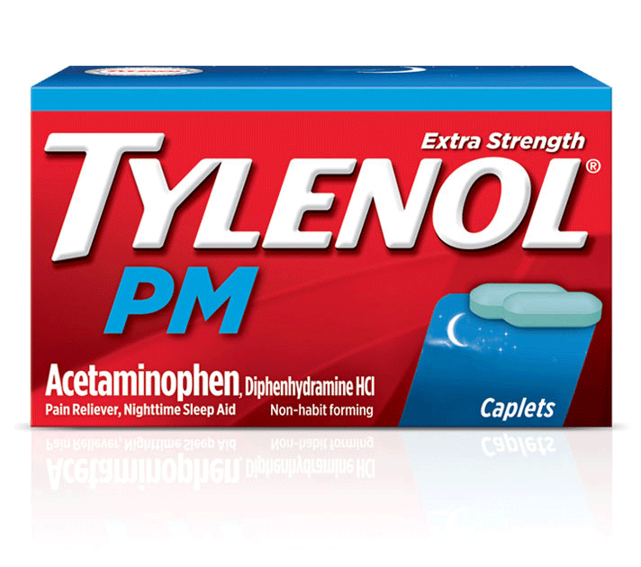 TYLENOL® PM Extra Strength Nighttime Pain Reliever & Sleep Aid With 500mg Acetaminophen