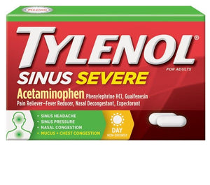 TYLENOL® Sinus Severe Daytime Pain Reliever With Decongestant For Sinus Pressure & Congestion Relief