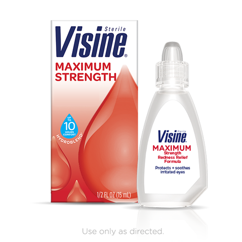 VISINE® MAXIMUM STRENGTH Redness Relief Formula